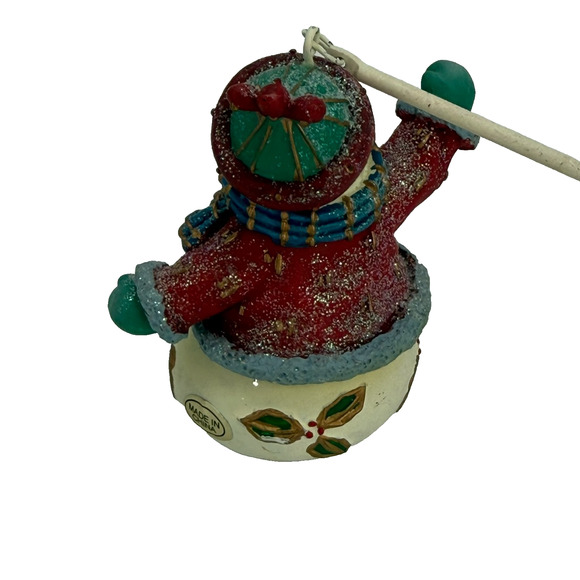 Candle Snuffer Extinguisher Christmas Snowman, Decorated Handle - Picture 6 of 10